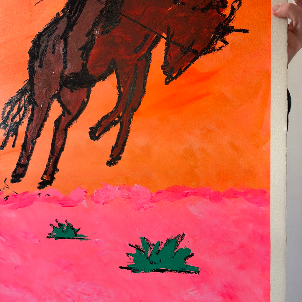 Rodeo Rush - Original Painting